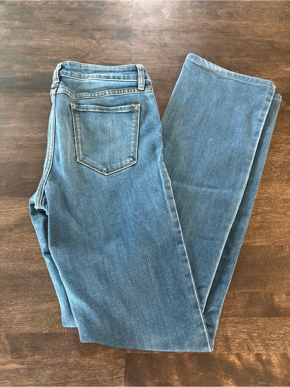 Prana Light Blue Bootcut Straight Leg Jeans 6/28 Tall